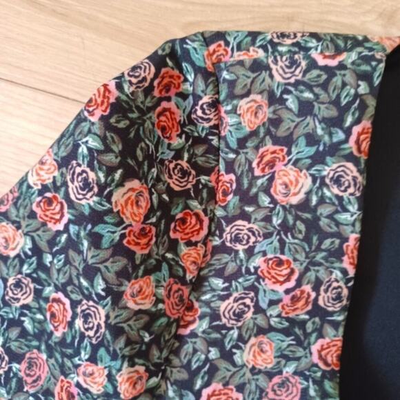 Zara Y2K Floral Square Neck Corset Crop Top M NWOT - Picture 7 of 13